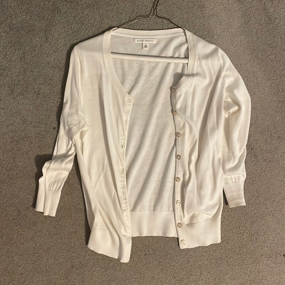 Banana Republic Button Up Sweater